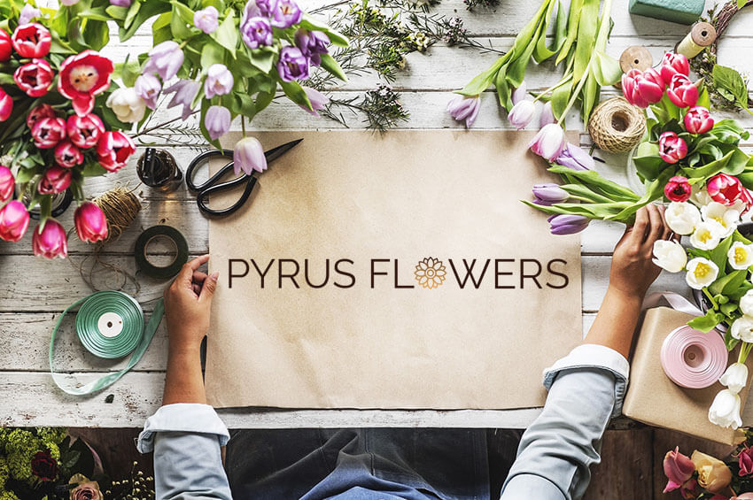 Pyrus Flowers Logo